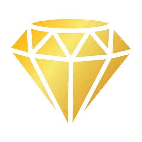 Golden Wedding Diamond Logo Vector Graphic Design 23040393 Vector Art