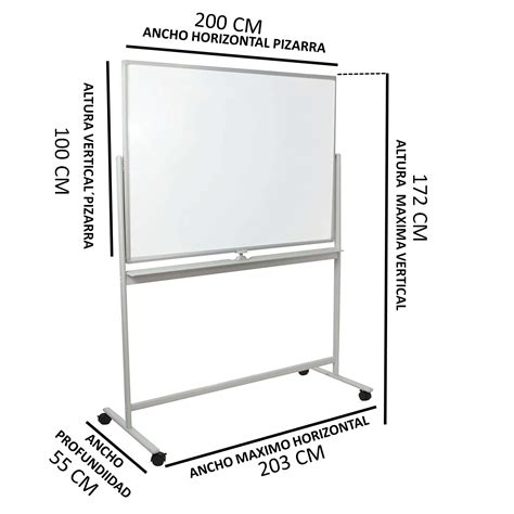 Pizarra Classic Movil Doble Cara X Cm Igpro