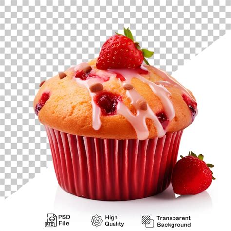 Pastel De Fresa Aislado En Fondo Transparente Incluye Archivo Png