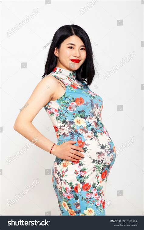 Sexy Mature Beautiful Asian Pregnant Woman Stock Photo 2218321663 Shutterstock