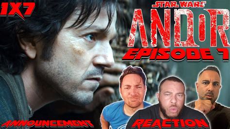 ANDOR Episode 7 Reaction 1x7 Announcement YouTube