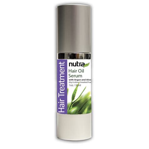 Hair Care Hair Oil Serum With Argan And Aloe Vera Oils