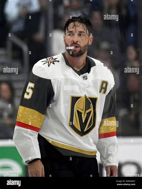 Vegas Golden Knights Defenseman Deryk Engelland Goes To The Penalty Box