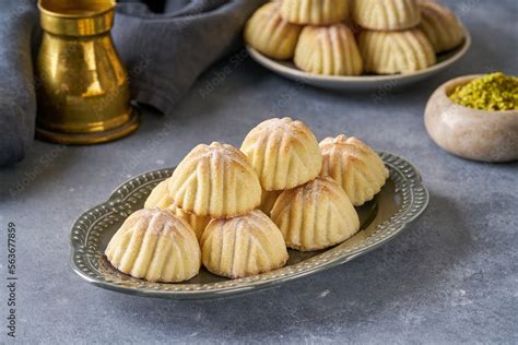 Semolina Maamoul Or Mamoul Cookies With Dates Walnuts And Pistachio