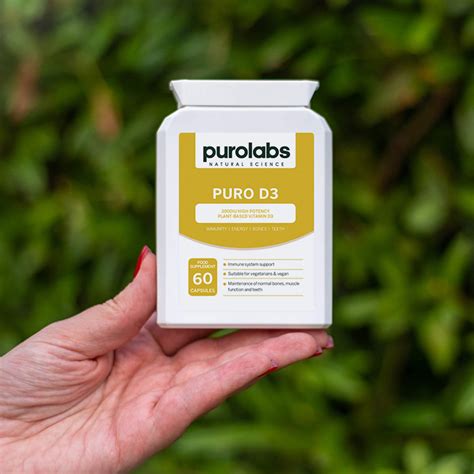 Puro Vitamin D3 Vegan D3 Supplement Purolabs Nutrition