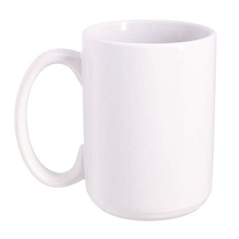 Sublimatable 15 Oz White Ceramic Mugs Egraphix Supplies Inc