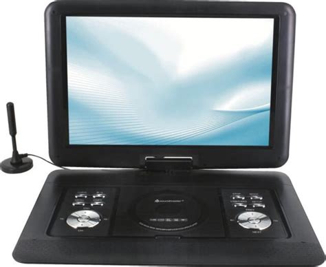 Soundmaster Pdb Sw Zoll Tft Tragbarer Dvd Player Schwarz