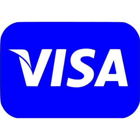 Blue visa icon - Free blue visa icons