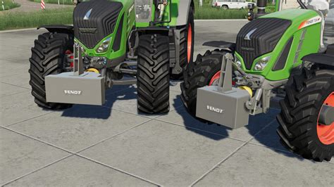 LS19 Eigenbau Fendt Gewichte Pack v 1 0 Gewichte Mod für