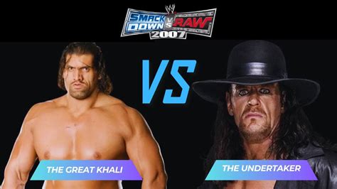 Full Match The Undertaker Vs The Great Khali Wwe Judgment Day