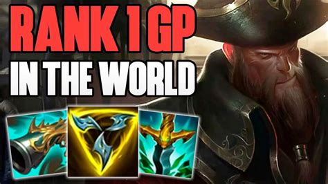 RANK 1 GANGPLANK CARRIES A LOST GAME CHALLENGER GANGPLANK TOP