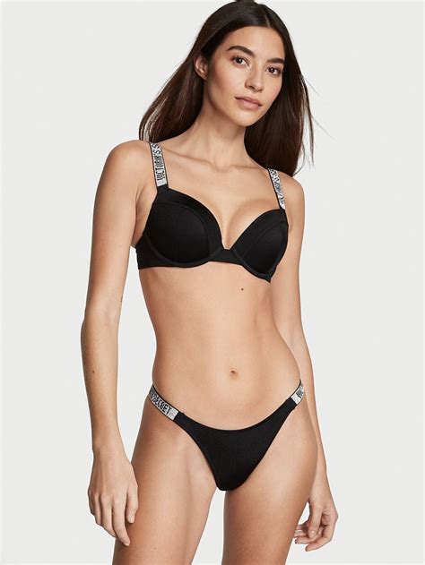 Купальник Victorias Secret Shine Strap з пушап купити в Україні Vicsec