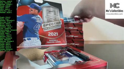 2021 Panini Spectra Baseball Half Case 1 YouTube