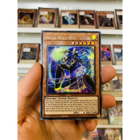 Thẻ Bài Lẻ Yugioh Mã Mp21 En174 Virtual World Roshi Laolao Prismatic Secret Rare 1st