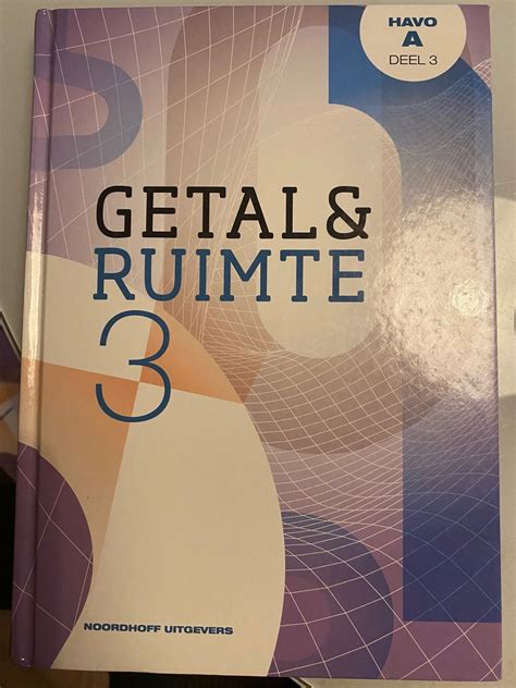 Getal Ruimte Havo Deel 3 Wiskunde Leerboek A Tweedehands BoekenBalie