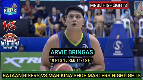 Bataan Risers VS Marikina Shoe Masters Full Game Highlights MPBL