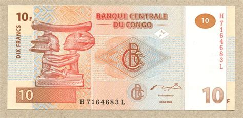 Kongo Demokratische Republik 20 Francs 2003 Unc MA Shops