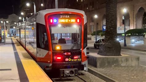 Sf Muni Metro Car Siemens S Lrv Eastbound N Judah To