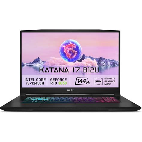 Msi Katana 17 B12udxk 250xcz Notebook černý