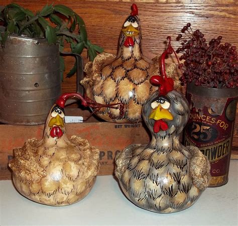 Chicken Gourd Painted Gourds Hand Painted Gourds Gourds Crafts