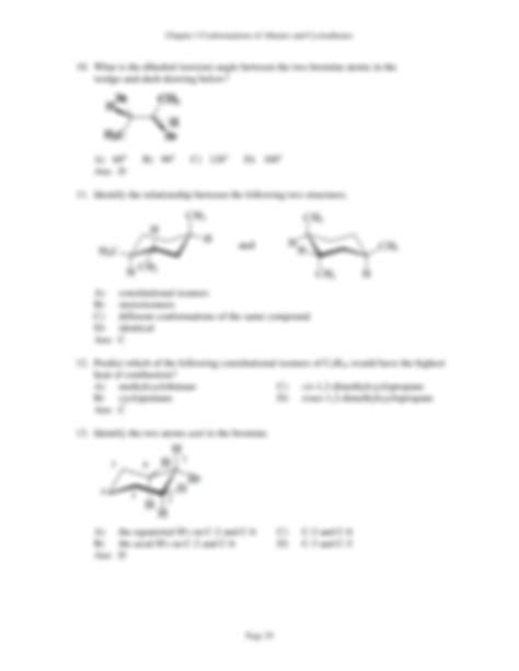 Solution Chapter Conformations Of Alkanes And Cycloalkanes Studypool