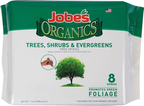 Jobe’s Organics Slow Release Evergreen Fertilizer Spikes Easy Plant Care For