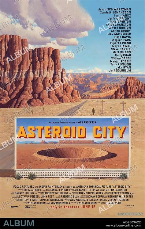 Poster of ASTEROID CITY, 2023, directed by WES ANDERSON. Copyright ...