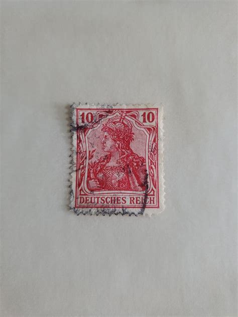 German Stamp Of 1900 10Pf ALLEMAGNE DEUTSCHES REICH 10 PFENNIG With