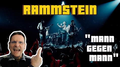 Rammstein MANN GEGEN MANN Official Live First Time Reaction