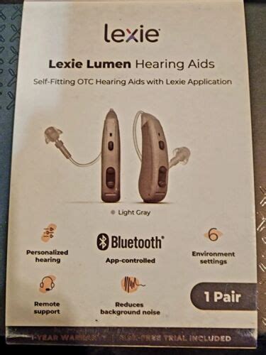 Lexie Hearing Aid Behind The Ear Bte Gray Ebay