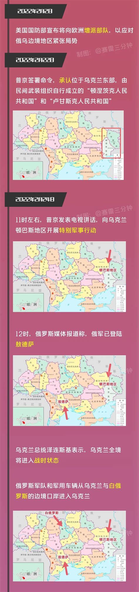 帮大家梳理了一下俄乌冲突的时间线凤凰网