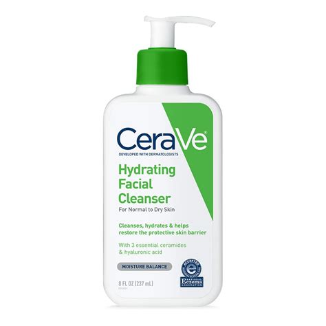 CeraVe Facial Cleanser Hydrating Cleanser 8 Ounce By CeraVe Amazon