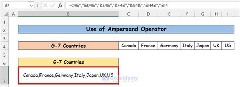 How To Concatenate Rows In Excel With Comma Easy Methods