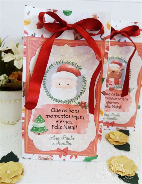 Natal Sacolinha Embalagem Papai Noel Elo Produtos Especiais