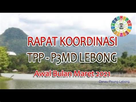 RAPAT KOORDINASI TENAGA PENDAMPING PROFESIONAL TPP P3MD KABUPATEN