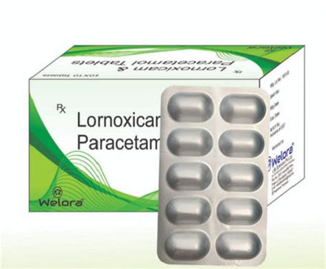 White Lornoxicam Paracetamol Tablet At Best Price In Salem Rupa Medicals