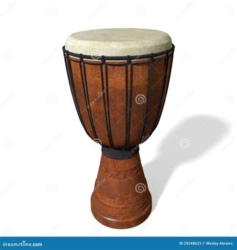 Djembe Drum Stock Illustration Illustration Of Wood