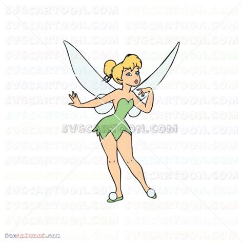 Tinker Bell Posing Peter Pan Svg Dxf Eps Pdf Png