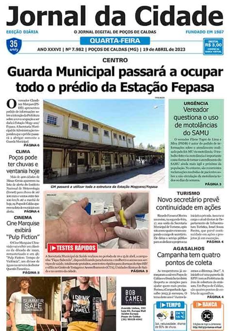 Jornal da Cidade 19 de abril de 2023 Jornal da Cidade Notícias de