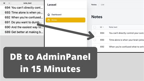 Laravel Filament Live Coding Notes Management Panel Youtube