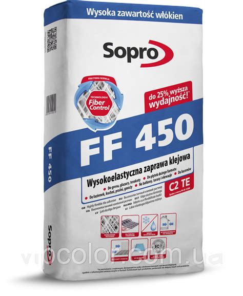 Sopro FF 450 - Тонкослойный клеевой раствор 25 кг Sopro купить за 716 ...