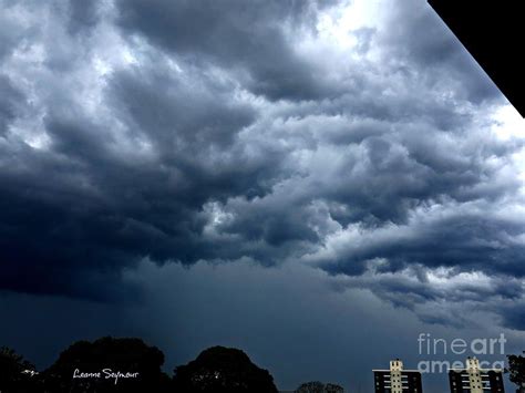 Dark And Looming Storm Clouds Photograph By Leanne Seymour Pixels