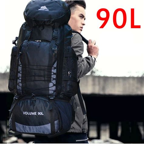 90L sac de voyage Camping sac à dos randonnée armée escalade sacs