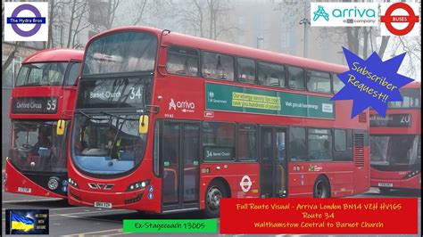 Frv Arriva London Bn Vzh Hv Ex Stagecoach