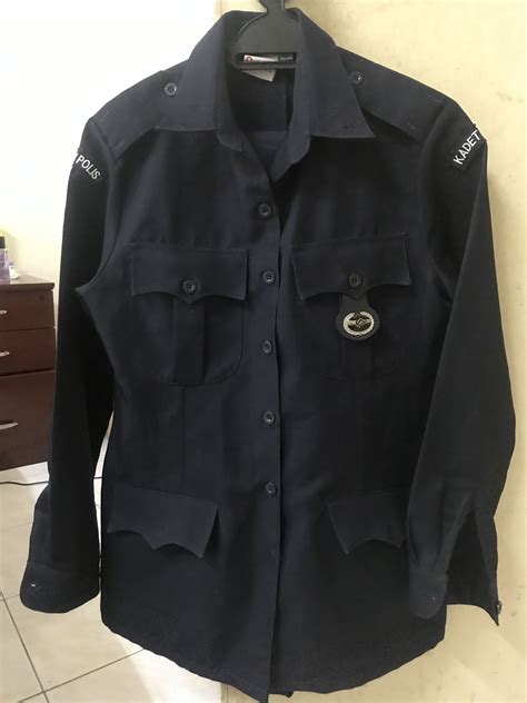 Baju Kadet Polis Lengkap Perempuan Uniform Kadet Polis Lengkap Baret