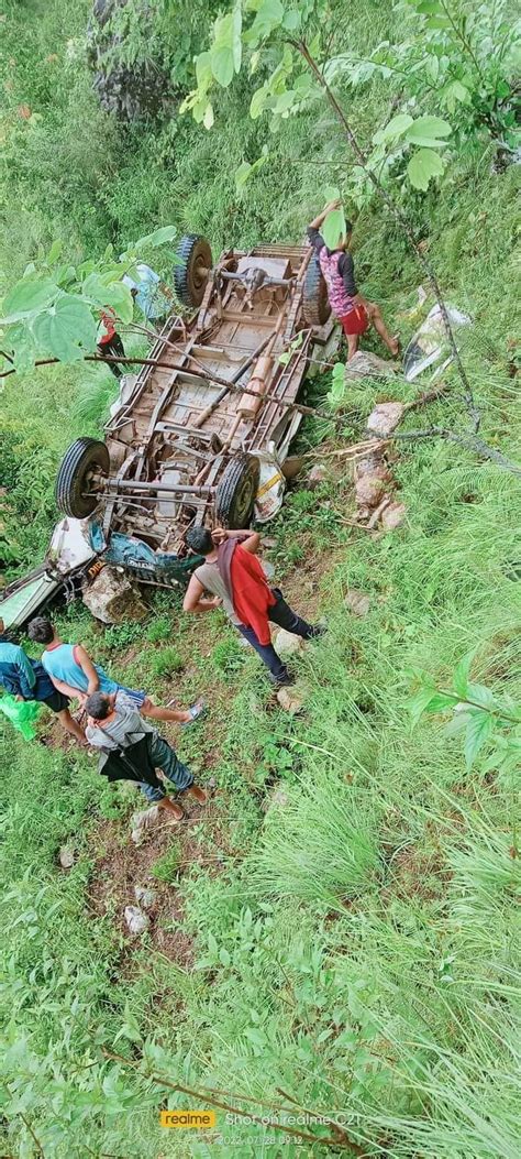 पाल्पामा जीप दुर्घटना हुँदा दुई जना घाइते एकको अवस्था गम्भीर