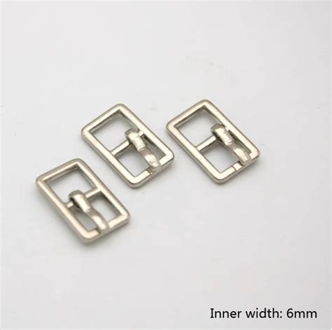 Wholesale Free Shipping 50pcs Metal 6mm Shoe Buckle With Pin Alloy