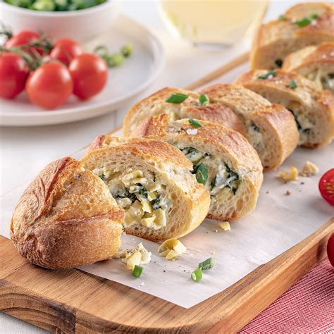 Baguette Farcie Aux Artichauts Et Fromage 5 Ingredients 15 Minutes