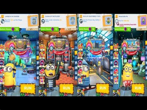 Playing Fun Exciting All Rooms Missions Minion Rush Run De