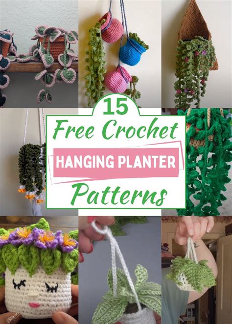 Crochet Hanging Plant Patterns Easy Video Tutorials Latest